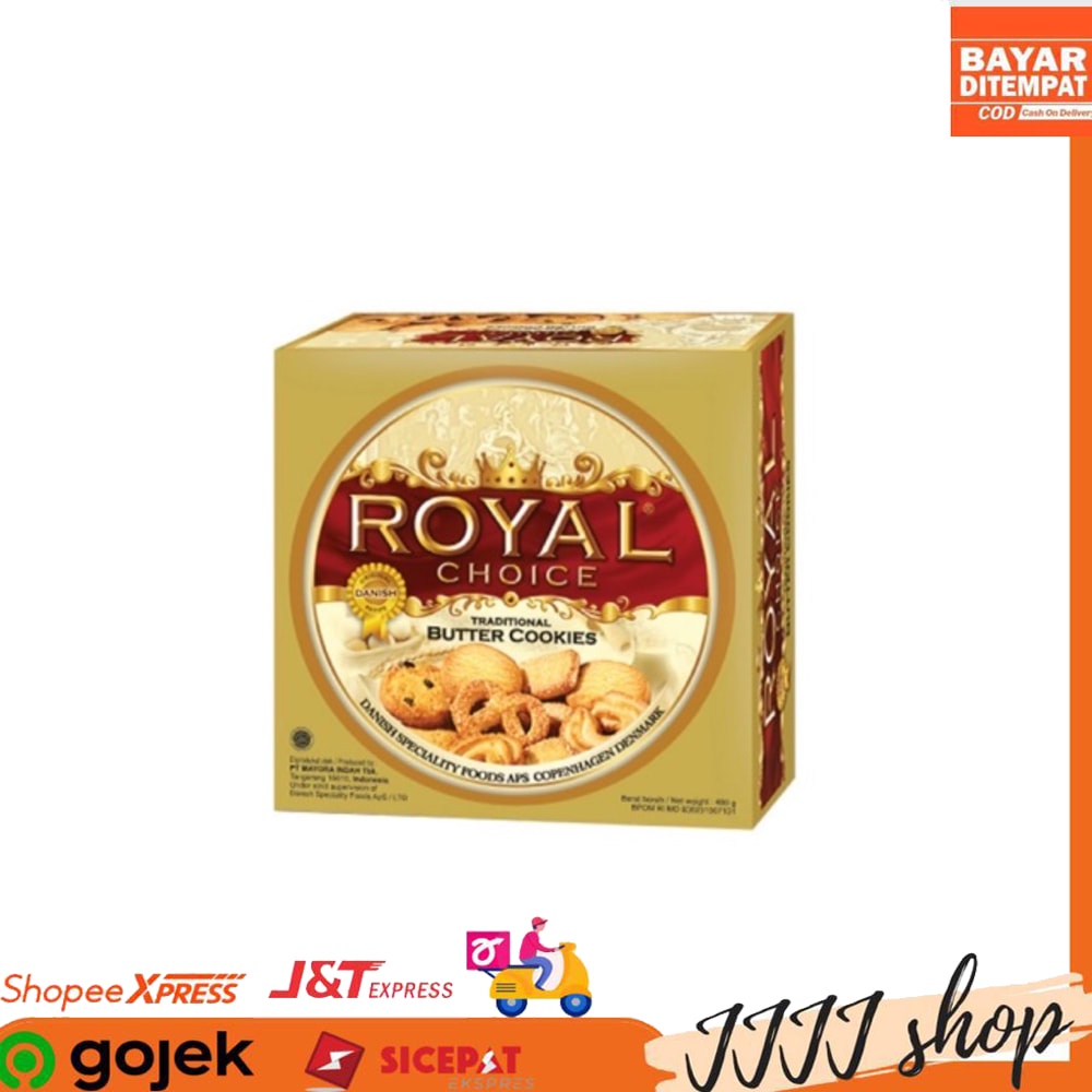 

Royal Choice Traditional Butter Cookies Biskuit Snack 480gr