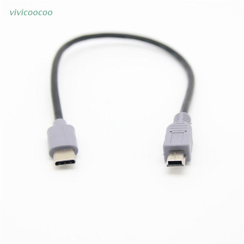 VIVI   1M USB Type C 3.1 Male To Mini USB 5 Pin B Male Plug Converter OTG Adapter Lead Data Cable for Mobile Macbook Accessories