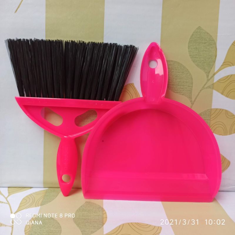 Mini Brush Sapu Mini plus Serok / Sapu Mobil / Sapu Keyboard / Sapu Kecil / Sapu Set / Sapu Serok