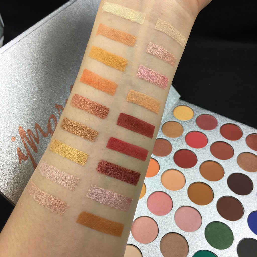 Jkt Beauty Glazed 35 Colors Impressed You Pressed Powder Eyeshadow Palette 414 Shopee Indonesia