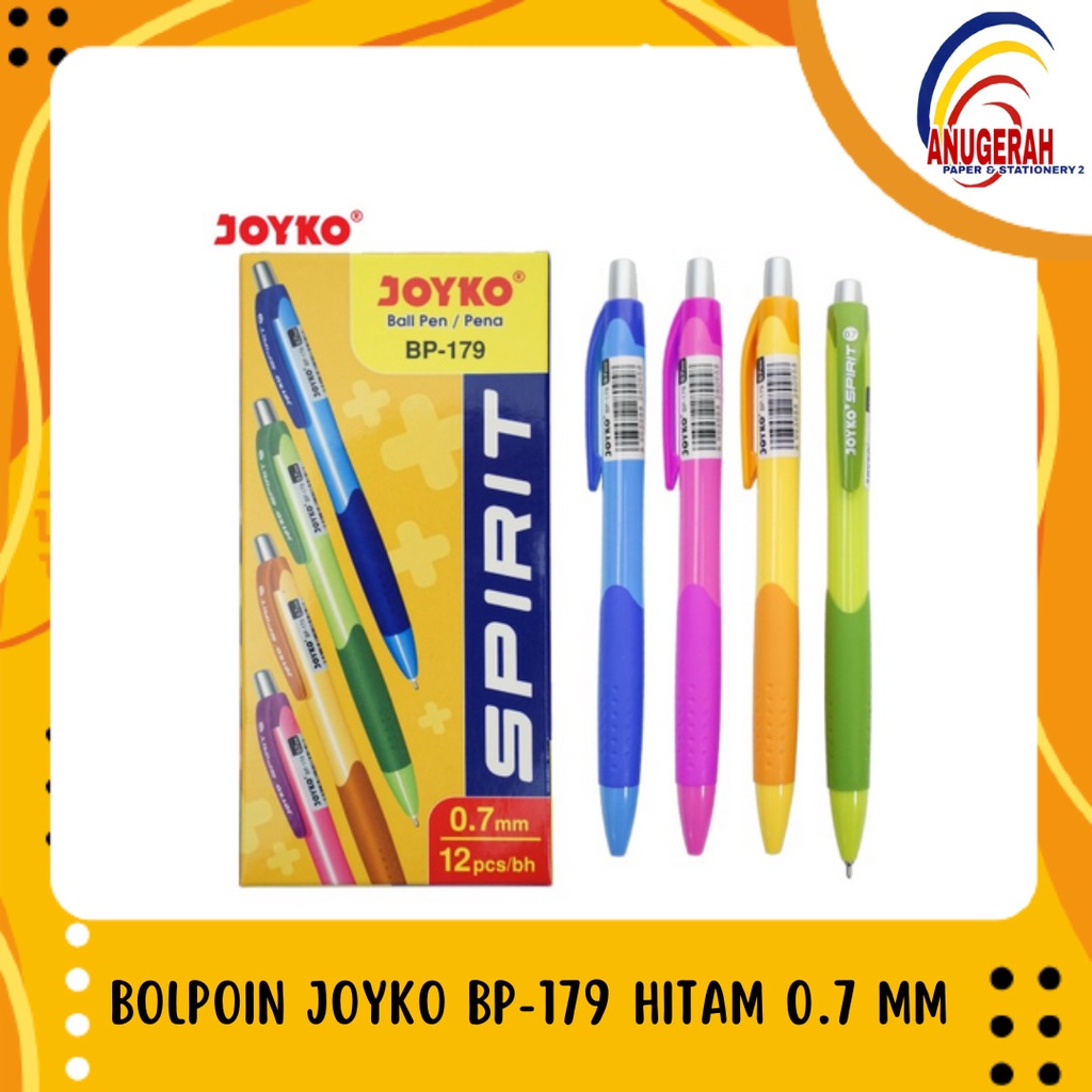

BOLPOIN JOYKO BP-179 HITAM 0.7 MM (LSN)