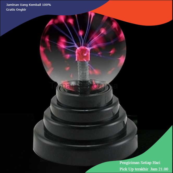 TD - DAP Pajangan Lampu Bola Kristal Plasma Light Sphere - ZC211700