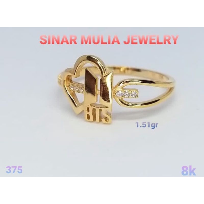 CINCIN BTS EDITION EMAS ASLI