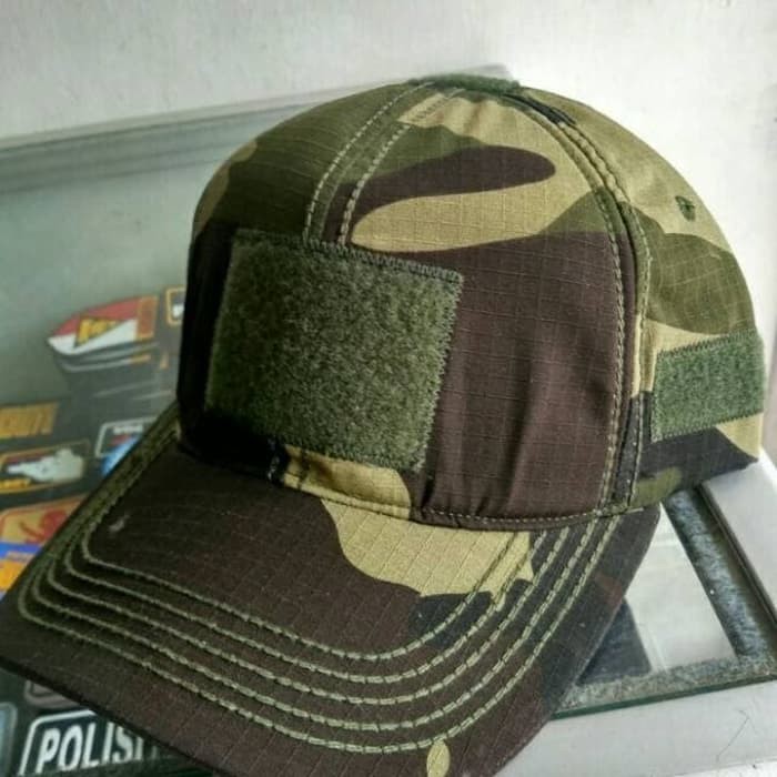 Topi Velcro Woodland USA