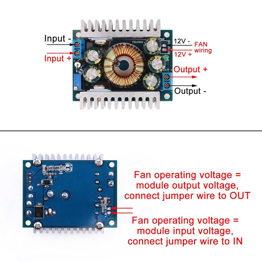 Buck Booster Step Down Module 8A Power Supply 300W DC-DC CC CV