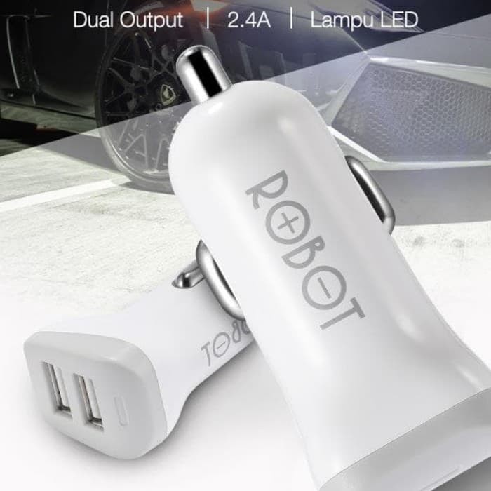 SAVER ROBOT RT-C06 2 USB / CHARGER MOTOR MOBIL RTC06 MOBILE CHARGER