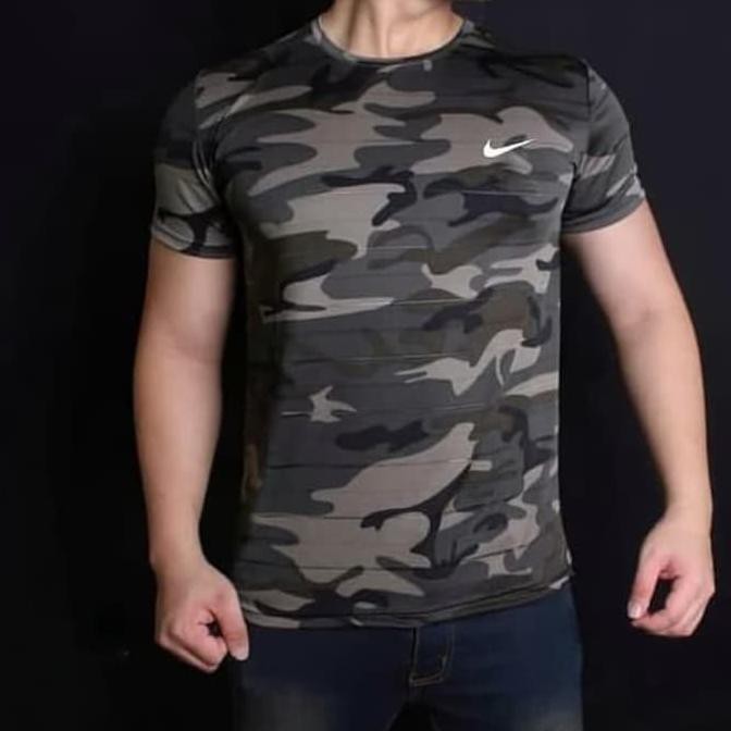 Fashion Pria Baju Kaos Army Sabuk Tentara Militer Police Polisi Tni Pistol Jaket 3D