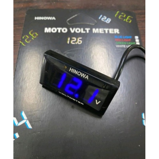 Volt meter aki digital slim waterproof