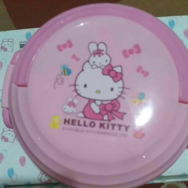 Tempat Makan Kotak Bekal Karakter Hello Kitty 2 Susun HK734-1,