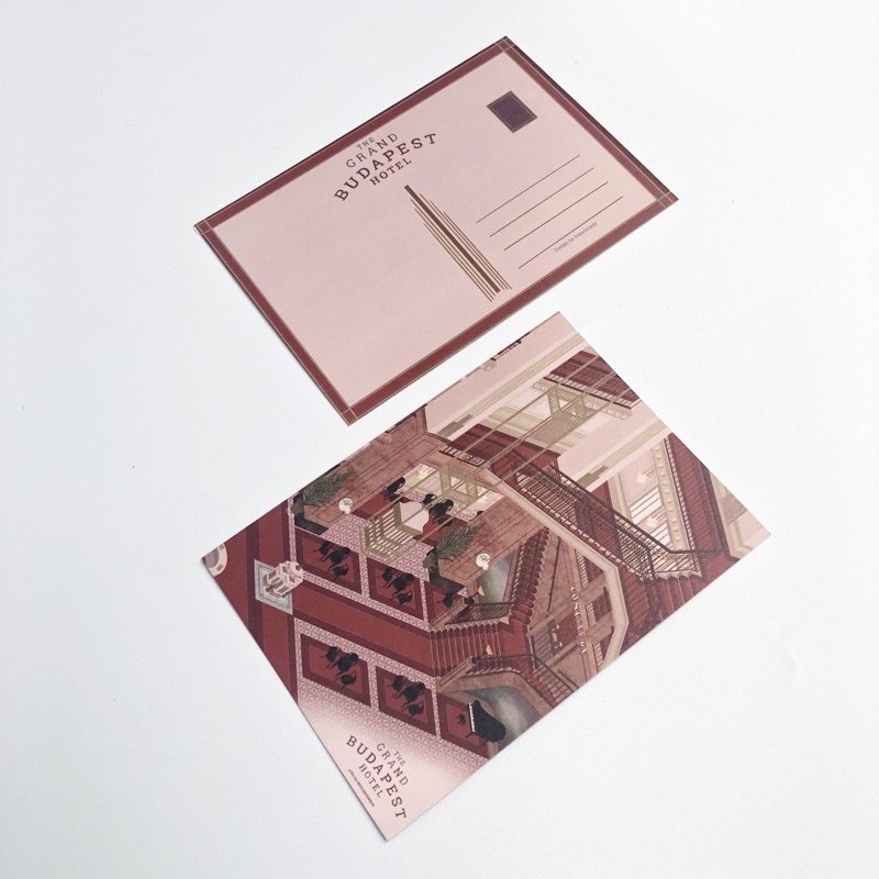 

The Isometric View of The Grand Budapest Hotel A6 Print