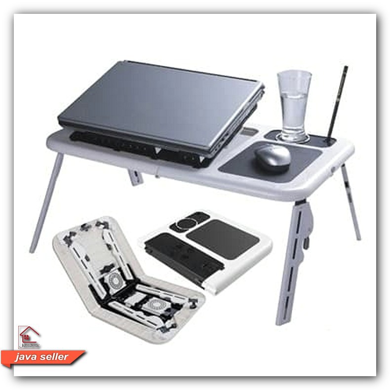 JS 257 Meja Laptop Lipat Masa Kini Meja Netbook Praktis