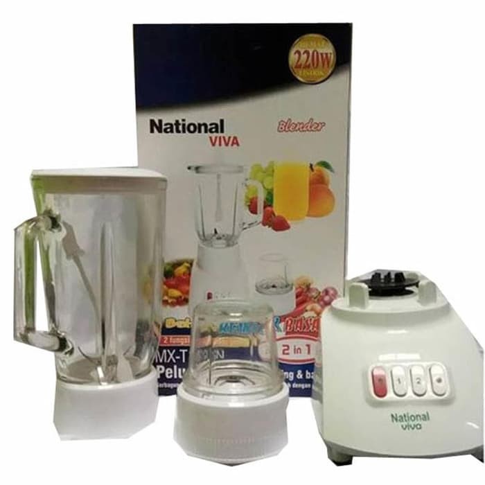 Blender Kaca 2 in 1 National Viva / Omicko Termurah