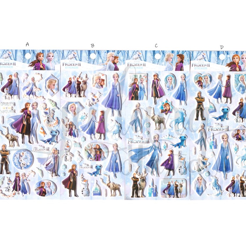 Stiker Princess Frozen 2 Stiker Lucu Stiker Unik DIY Scrapbook GH 303037