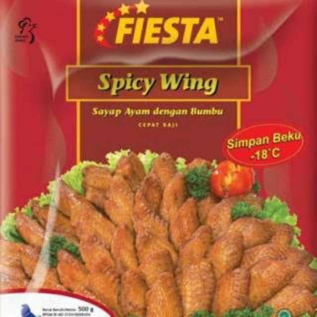 

Fiesta Chicken Spicy Wing 500 gr