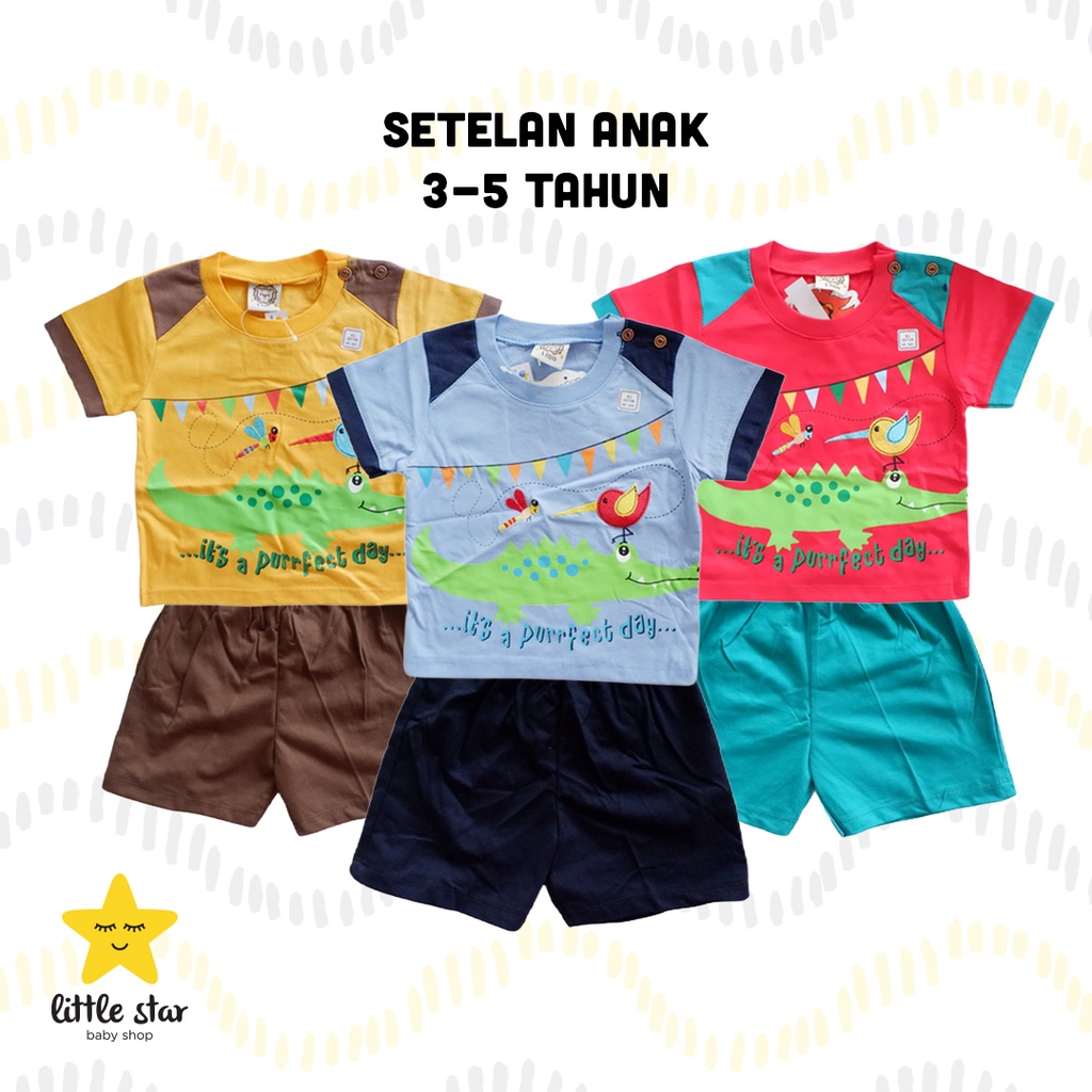 Lion Setelan Anak Cowok | Baju Set Anak Cowok