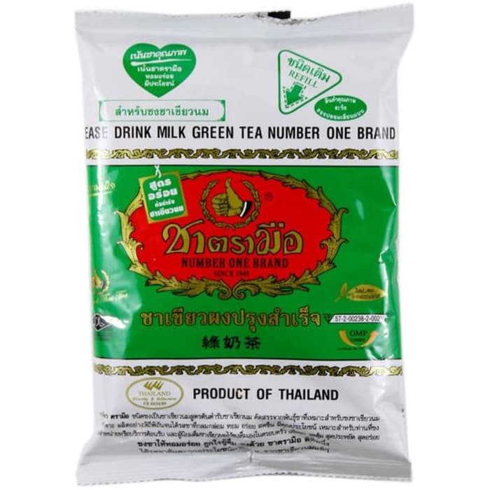 

Bubuk Thai Tea Greentea Number One Tea Chatramue 200gr