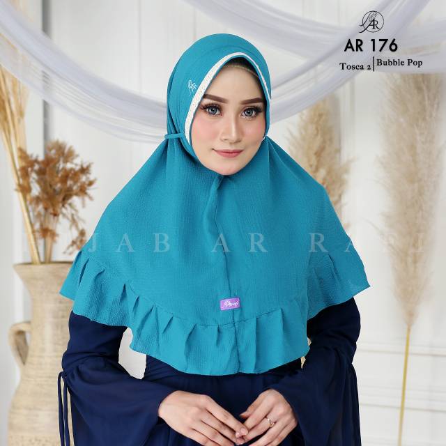Ar 176 | hijab arrafi 176 | arrafi bergo tali