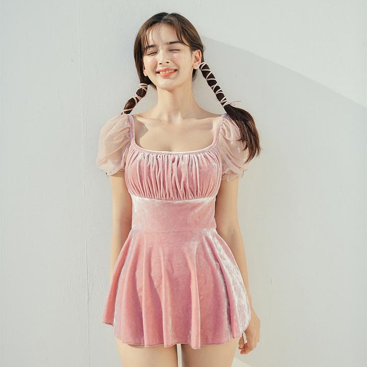 bikini baju renang swimsuit dress korea one piece