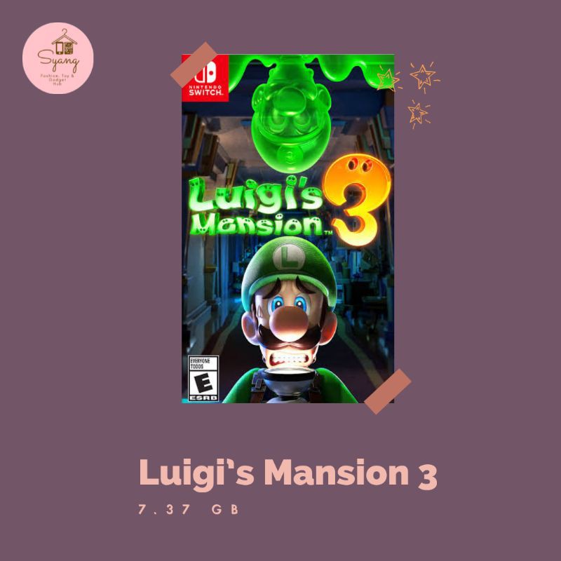 Luigi’s Mansion 3 Luigi Luigis Nintendo Switch