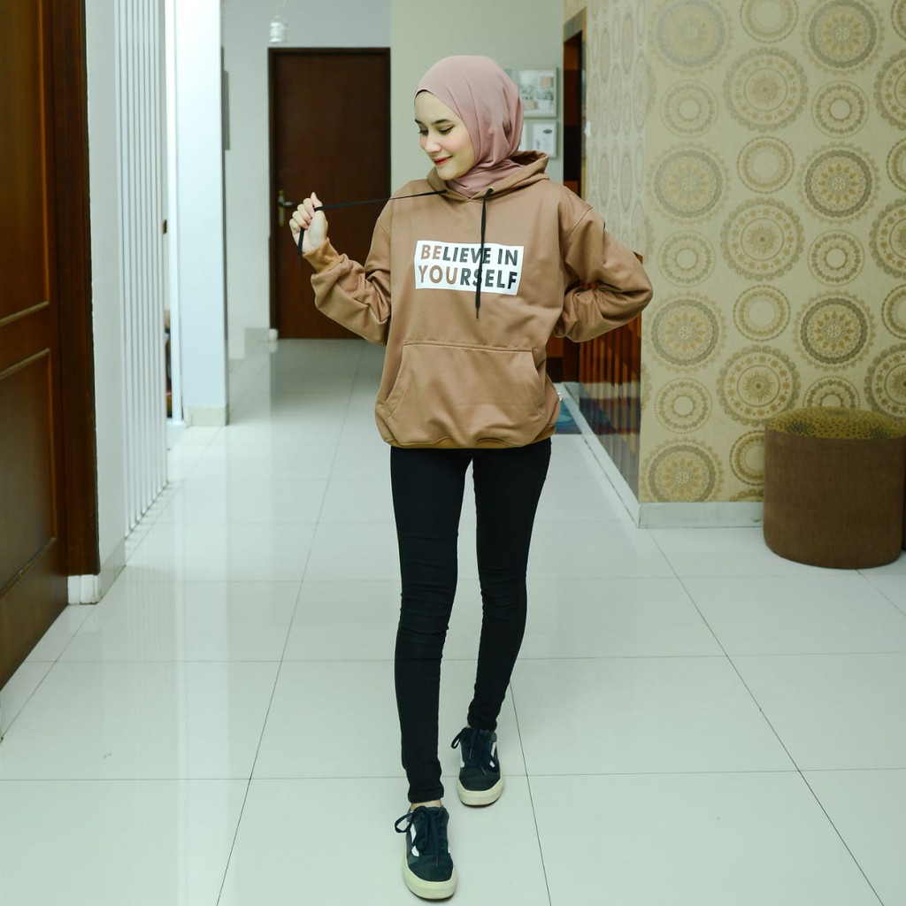 BELIEVE IN YOUR SELF HOODIE UNISEX - ATASAAN TEBAL PREMIUM