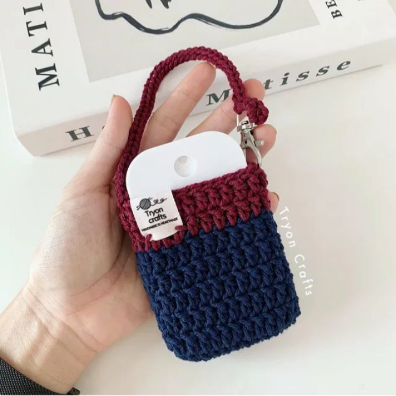 Luna Macrame Bag/ Tas Hand Sanitizer/ Tas Rajut