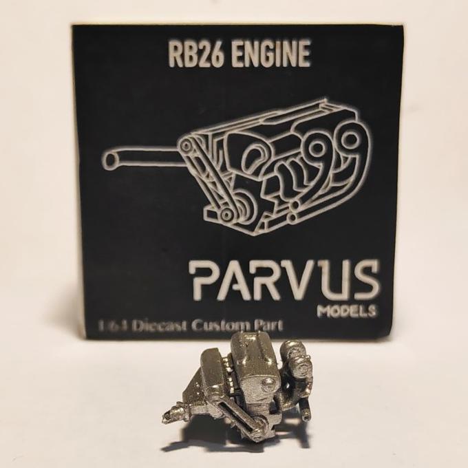 Ready Stock] Parvus Models Nissan Rb26 Rb26Dett Engine Skala 1 64 Hot Wheels