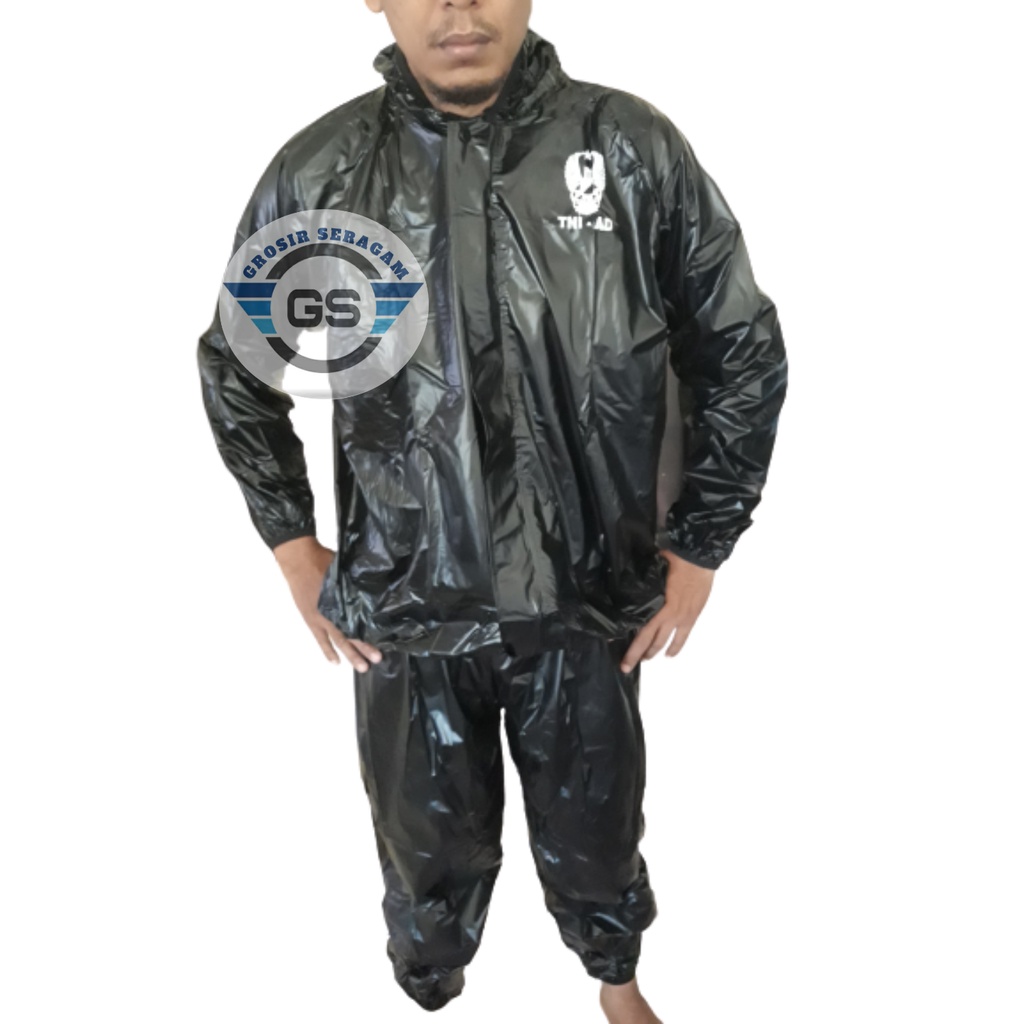 Baju Sauna TNI AD Baju Lari Sauna Army Baju Olahraga Jas Hujan Hazmat