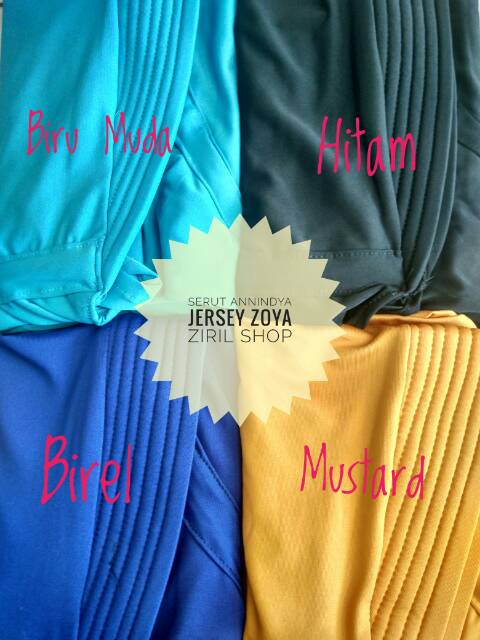 ANINDYA JUMBO jilbab serut annidya adiba bahan jersey zoya hijab daily serut jokowi