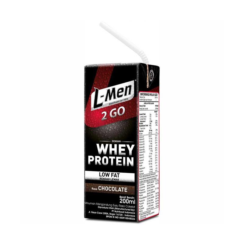 L-Men 2 Go Low Fat Chocolate 200ml