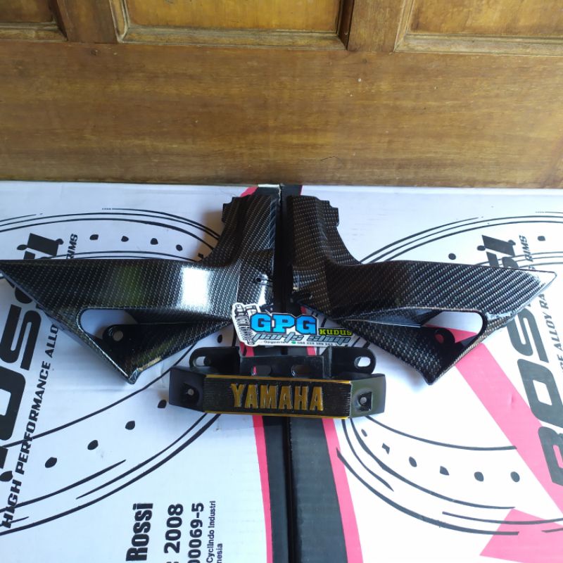 Kumis Yamaha RX King RX Specal set Mata Kucing Carbon-Mata kucing carbon set kumis yamah rx king rx 