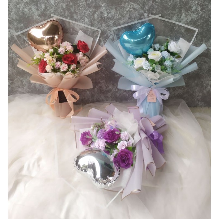 Buket Bunga artificial, buket bunga , buket bunga palsu, buket valentine