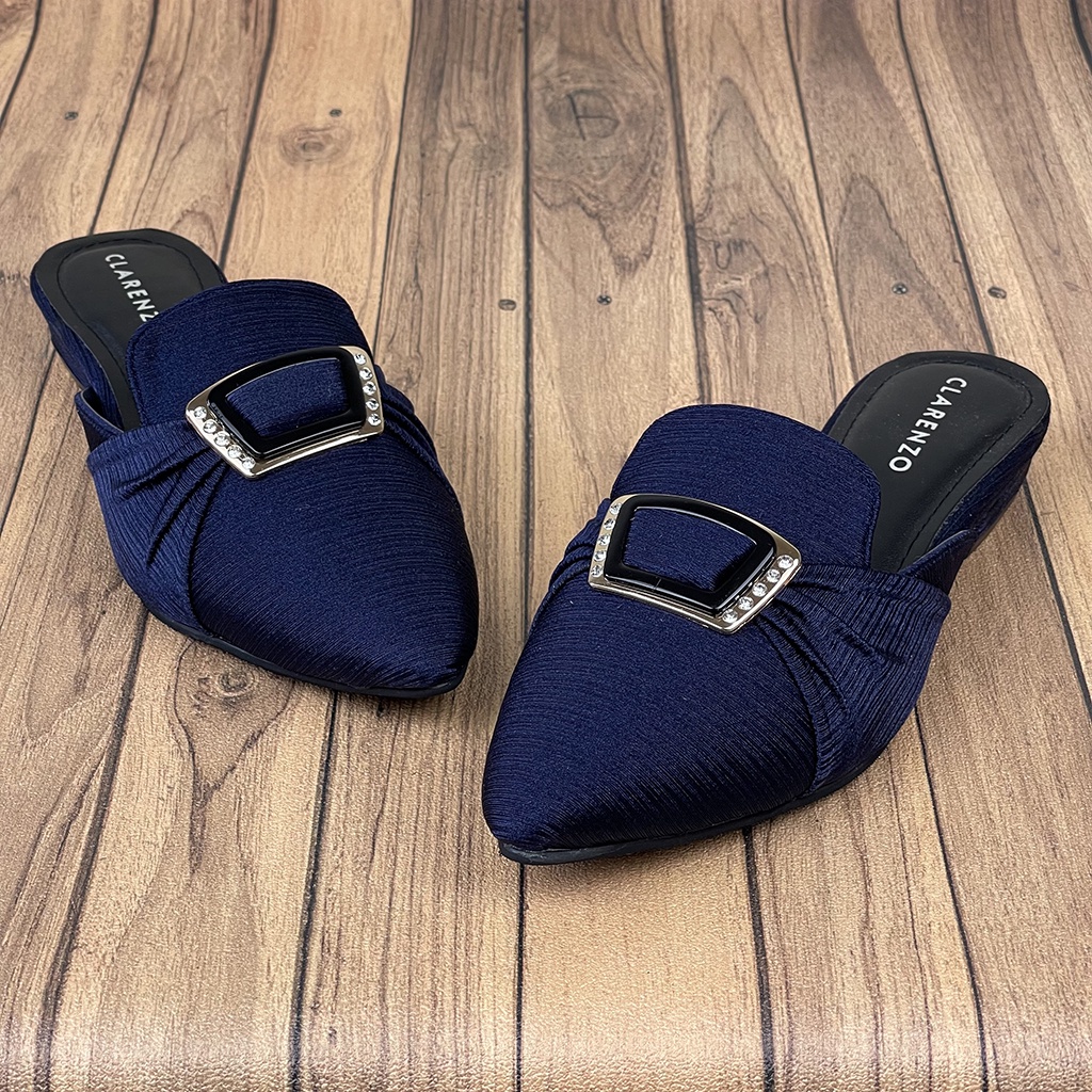 Sepatu Wanita Slip On Mules Acecoris Import CH49 ~ CLARENZO