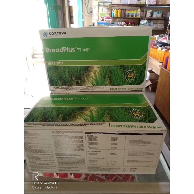 obat rumput padi herbisida selektif broadplus 77 wp