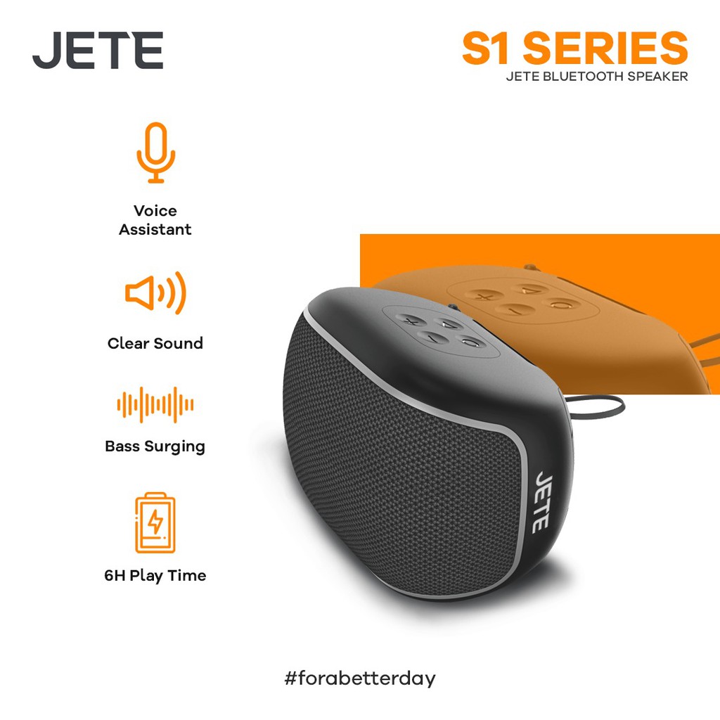 Speaker Bluetooth Portable JETE S1 - Garansi 2 Tahun