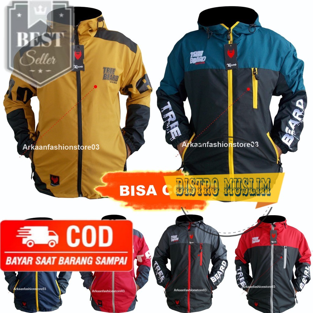 TERMURAH  AKN JAKET OUTDOR PRIA / JAKET TASLAN STROMLINE ORIGINAL TREEBEARD #