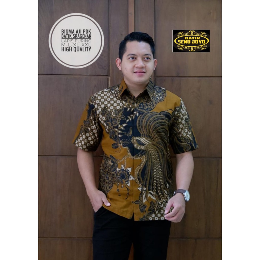 BISMA AJI PENDEK BAJU kemeja batik pria lengan panjang terbaru ORIGINAL  PENDEK modern PREMIUM 31