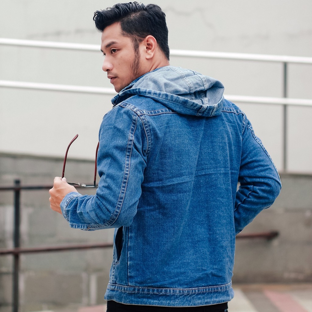 JAKET JEANS HOODIE / ORIGINAL JAKET JEANS THE BERY