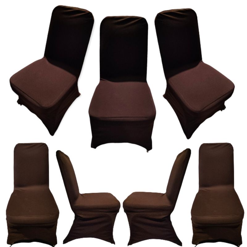 KAIN PELINDUNG KURSI//KAIN KURSI CHITOSE//KAIN KURSI FUTURA//KAIN KURSI PESTA//DARK BROWN//KAIN KURS