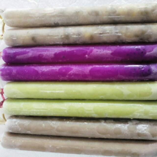 Plastik Es mambo/Plastik Es lilin/Plastik Es pensil  polos berbagai ukuran