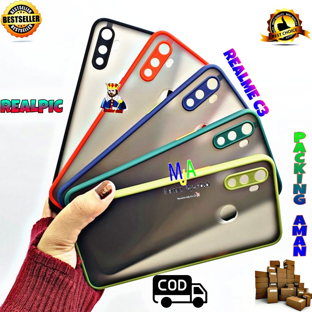 SOFTCASE REALME C3 - CASE MATTE FULL COLOUR MY CHOICE BUMPER CASE PELINDUNG KAMERA