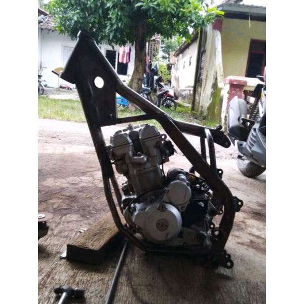 frame trail ktm dan klx costum pnp ninja 2/4tak, scorpio, tiger, satria 2/4tak, vixion