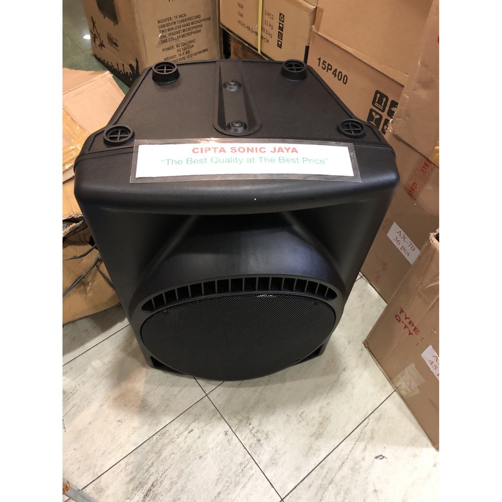 box speaker 15&quot; fiber plastik monitor model MACKIE