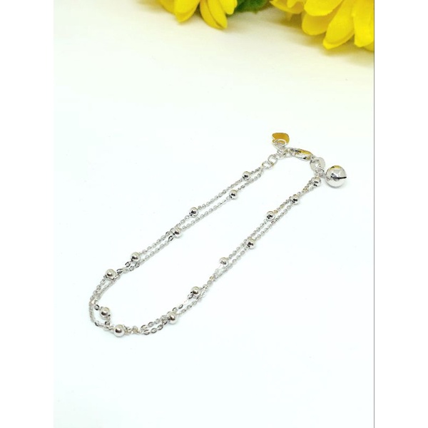 Gelang Tangan Double Jedar Emas Putih(420/9k)