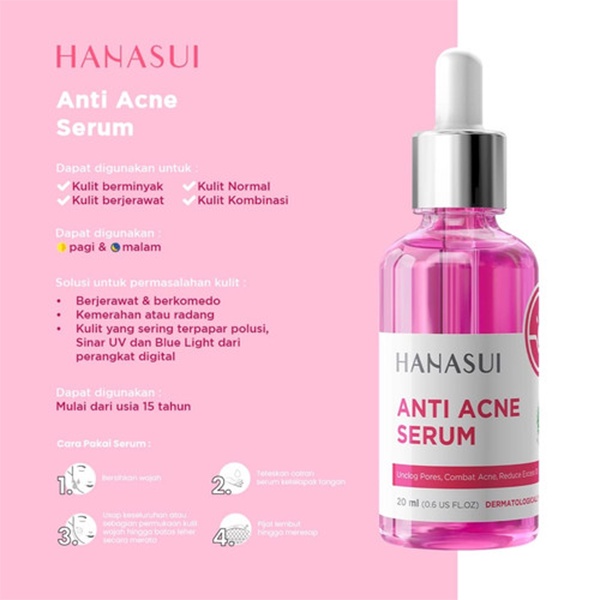 HANASUI  Serum Wajah 20ml