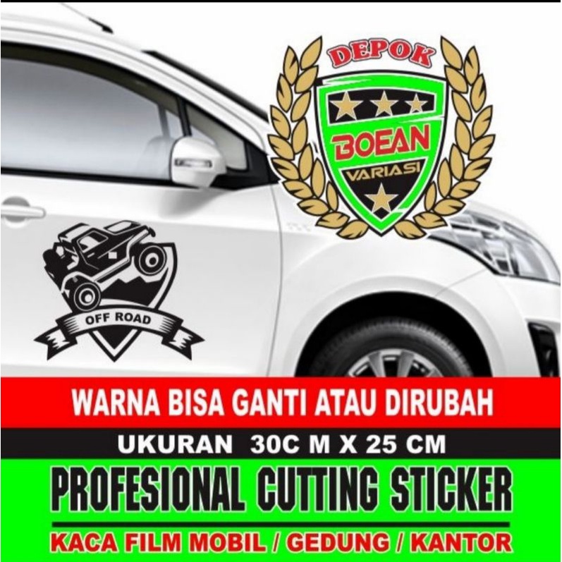 Cutting Sticker Mobil off road