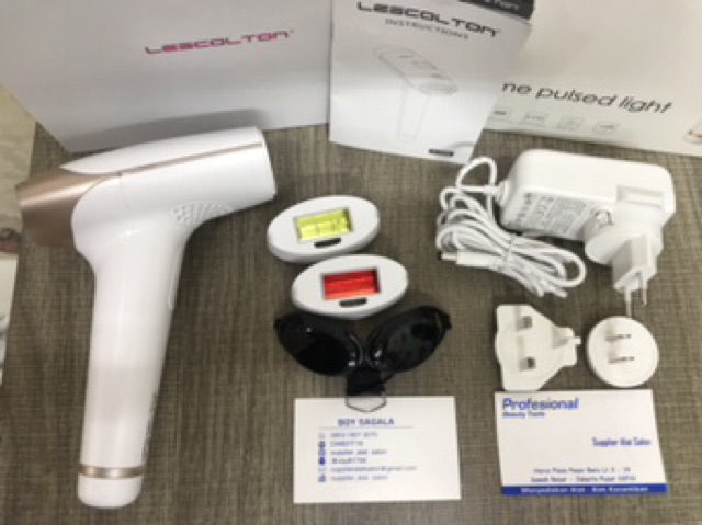 Alat kecantikan portable IPL LESCOLTON T009i Hair Removal IPL Home Pulsed Light dengan Display LCD