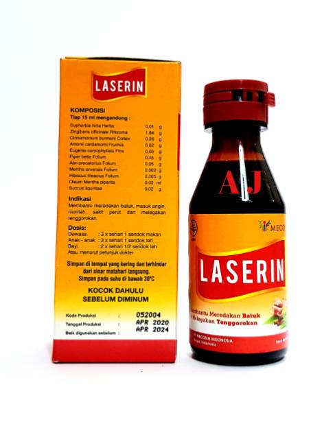 Laserin Sirup (Rasa Jahe) 60ml