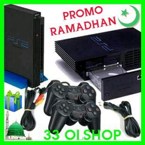 Promo Bulan Ini PS2 SONY SONY Fat Hardisk NA 160gb Internal paket lengkap murah Diskon