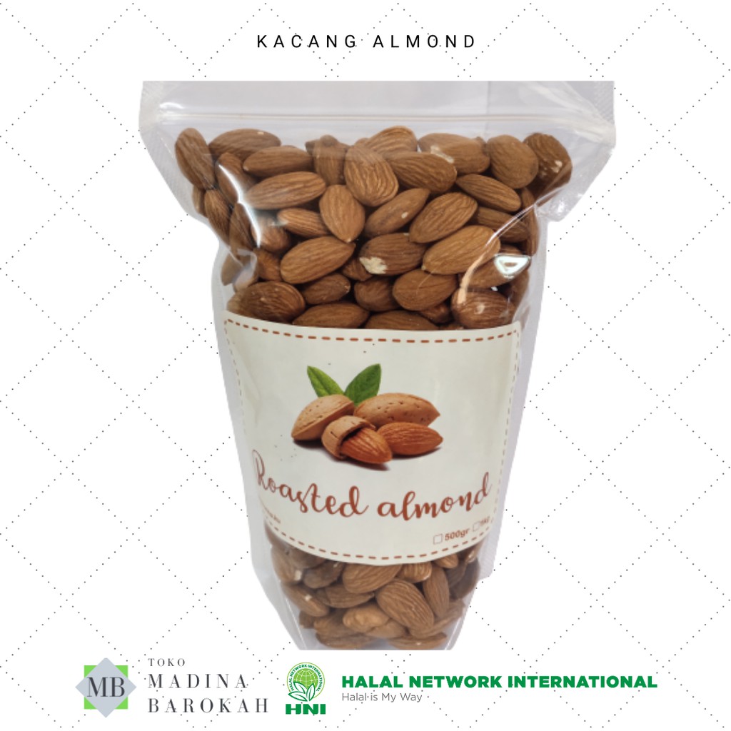 

Kacang Almond (Roasted Almond) 500 gram