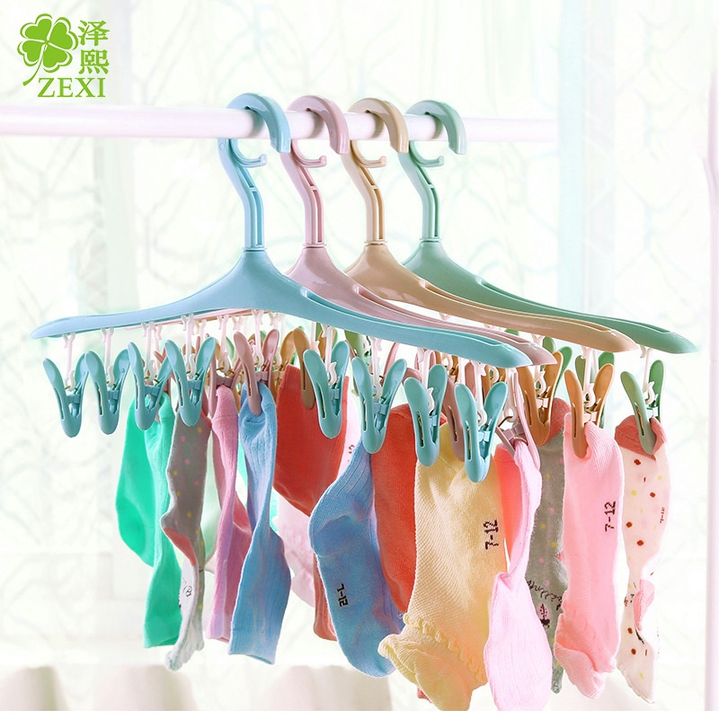 GH-114 Gantungan Baju Unik/Hanger Jemuran Underwear Kaos Kaki Serbaguna